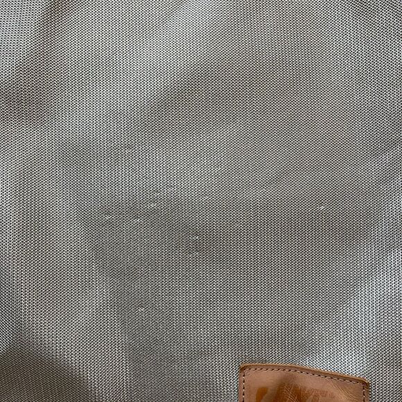 Nike Metallic Silver Mesh Drawstring Sack Sport String Unisex Backpack Bag - Picture 9 of 9